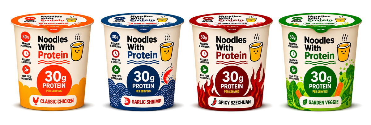 Noodles With Protein flavors